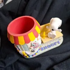 スヌーピー 　ウッドストック 遊園地　陶器 入れ物　置物 オシャレインテリア