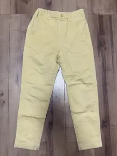 UNIQLO ストレッチ　長ズボン 130サイズ イエロー