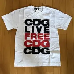 ☆タグ付き未使用！CDG コムデギャルソン ロゴTシャツ Mサイズ☆のサムネイル
