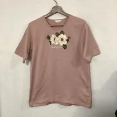 INGEBORG 花柄プリント Tシャツ　ピンクハウス　L K-42 レトロ