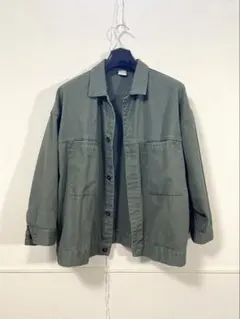 URBAN RESEARCH DOORS コットンツイルドルマンジャケットカーキ