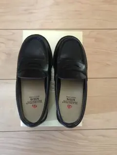 ハルタ 4814 ブラック ローファー 18cm