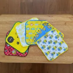 ミニオン カーズ ミニタオル 6枚セット ハンカチ