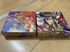 ムニキスゼロ新品未開封BOX シュリンク付き&スタートデッキ100 未開封 ムニキスゼロ、シャイニートレジャー未開封box シュリンク付スタート