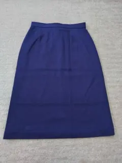 毛100%  紺色  タイトスカート  サイズ１１号  事務服用でもOK 日本製