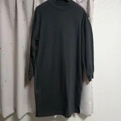 UNIQLO U ダークグレー 長袖ワンピース S