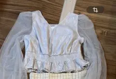 専用　水色レーストップスのサムネイル