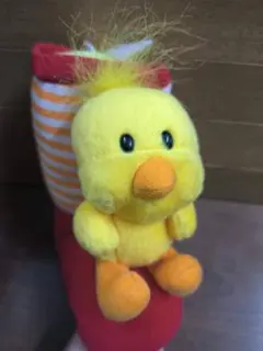 レトロ 1991年 日清チキンラーメン ひよこちゃん ぬいぐるみ ラーメン靴下