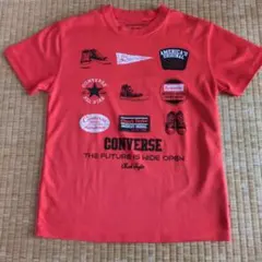 CONVERSE オレンジ Tシャツ 140