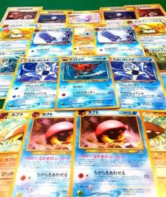 【旧裏】ポケカ 19枚セット カブトプス、わるいオムスター、わるいオムナイトのサムネイル