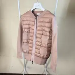 【極美品】MONCLER カーディガン ダウン 切替 ベージュ S Amazon | [モンクレール] レディース ダウン切替ニット