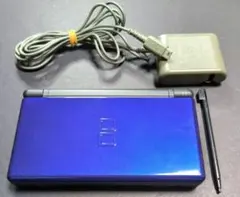 【充電器・タッチペン付】（北米版）ニンテンドーDSLite本体　コバルトブラック