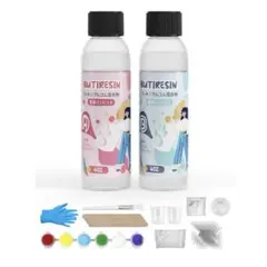 スクイーズ手作りキット レジン液 4oz 2本 フルセット