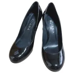 DIANA ダイアナ エナメルパンプス 23cm 日本製 黒 キルティング