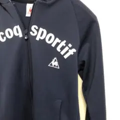 le coq sportif フルジップパーカー レディースM ネイビー