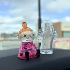 ムーミン クリアソフビフィギュア　リトルミイ　ニョロニョロ