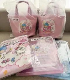 キキララ 当たりくじ バッグ ファイルケース ひざかけ 5点セット サンリオ