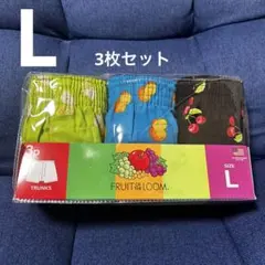 フルーツオブザルーム トランクス 3枚 Lサイズ
