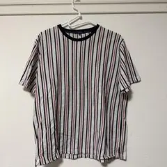 TAKA:Q ストライプ柄 半袖Tシャツ XLサイズのサムネイル