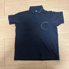 【新品・値下げもします！】DESCENTE Mサイズ　ネイビーポロシャツ