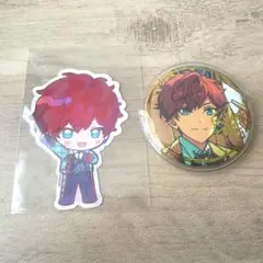 未使用品　あんスタ　天城一彩　まとめ売り　5周年缶バッジ　アニカフェ　ステッカー