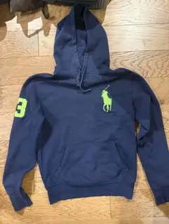ポロ ラルフ・ローレン ネイビー パーカー