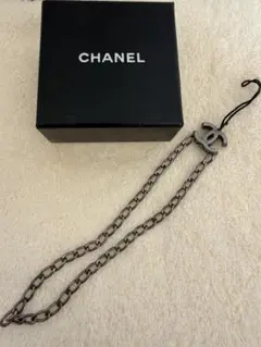 未使用品 CHANEL シャネル ココ リボン チェーンベルト 袋/箱付き