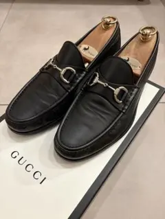 GUCCI ホースビットローファー 7 1/2 ブラック