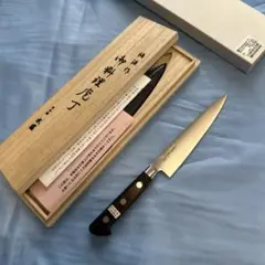 有次 平常一品 三徳 包丁 18cm 青紙スーパー割込み 京都 研ぎ済み 美品