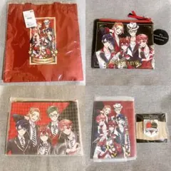 【5点セット】ツイステ ハーツラビュル トートバッグ フラットポーチ