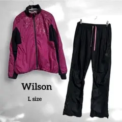 Wilson ウィルソン（L）セットアップ ナイロンジャージ 上下 レディース