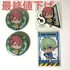 【最終値下げ】怪獣８号　and GALLERYカフェ　缶バッジ　アクカ　特典