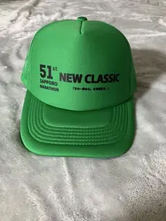 51st 札幌マラソン　メッシュキャップ グリーン