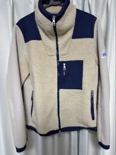 【定価35000円】Cape Heights ボアジャケット ベージュ/ネイビー