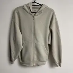 UNIQLO レディース パーカー ベージュ フード付き シンプル