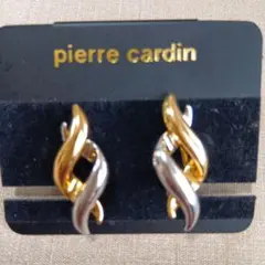 Pierre Cardin ピエールカルダン イヤリング ゴールド×シルバーのサムネイル