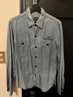絶版！TENDERLOIN テンダーロイン シャンブレーシャツ INDIGO - メルカリ