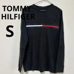 TOMMY HILFIGER 黒 長袖　ロンT　Sサイズ