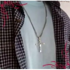 クロスネックレス　ペンダント　ワイスピ　ドミニク　シルバー　十字架 メンズ