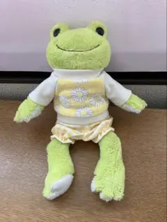 かえるのピクルス かぼちゃパンツセットアップイエロー