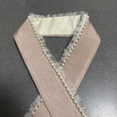 重ね襟・伊達襟・飾り襟 ꕤ フリル パール