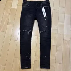 1日発送‼️ 値下げ⭕️drip ダメージスキニージーンズ パープルブランド