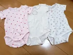 ベビー肌着 ロンパース 3点セット 70cm