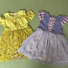 【写真映え】即購入OK！プリンセス風 ワンピース 100cm セット女の子フリル