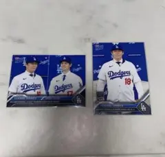 topps 山本由伸　大谷翔平 トレーディングカード 2枚セット
