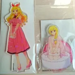 アイカツ！コラボカフェ　星宮いちご　アクリルスタンド ２種【未開封】
