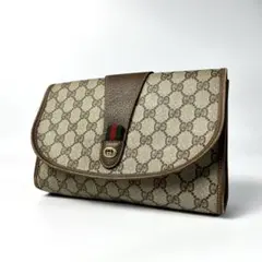 GUCCI GGスプリーム シェリーライン セカンドバッグ クラッチバッグ