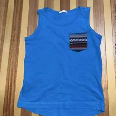 GU 120 タンクトップ　ブルー