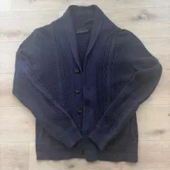MONSIEUR NICOLE ネイビー カーディガン
