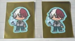 ヒロアカ オープンスクール 轟 クリームソーダ ステッカー ミニキャラ